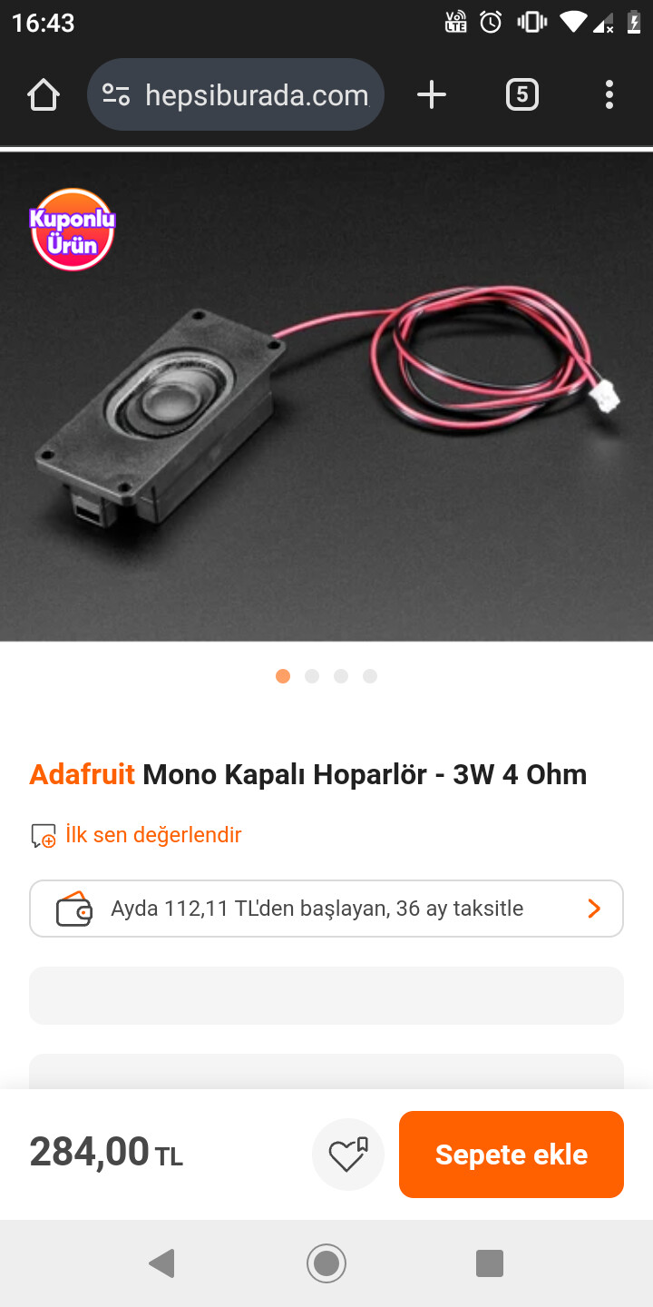 Can i use this speaker? Hardware Arduino Forum