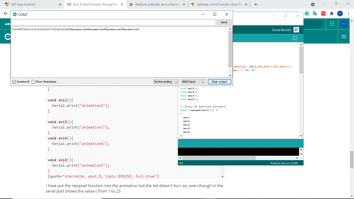Run A Void Function through the control MIT Apps Bluetooth - General ...