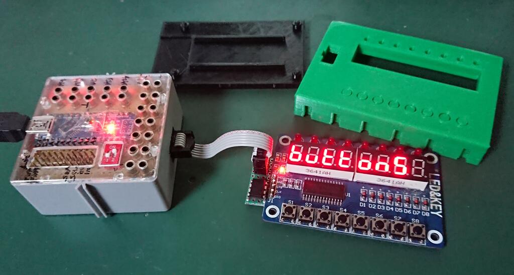 I2Cwrapper library for easy implementation of I2C target devices ...