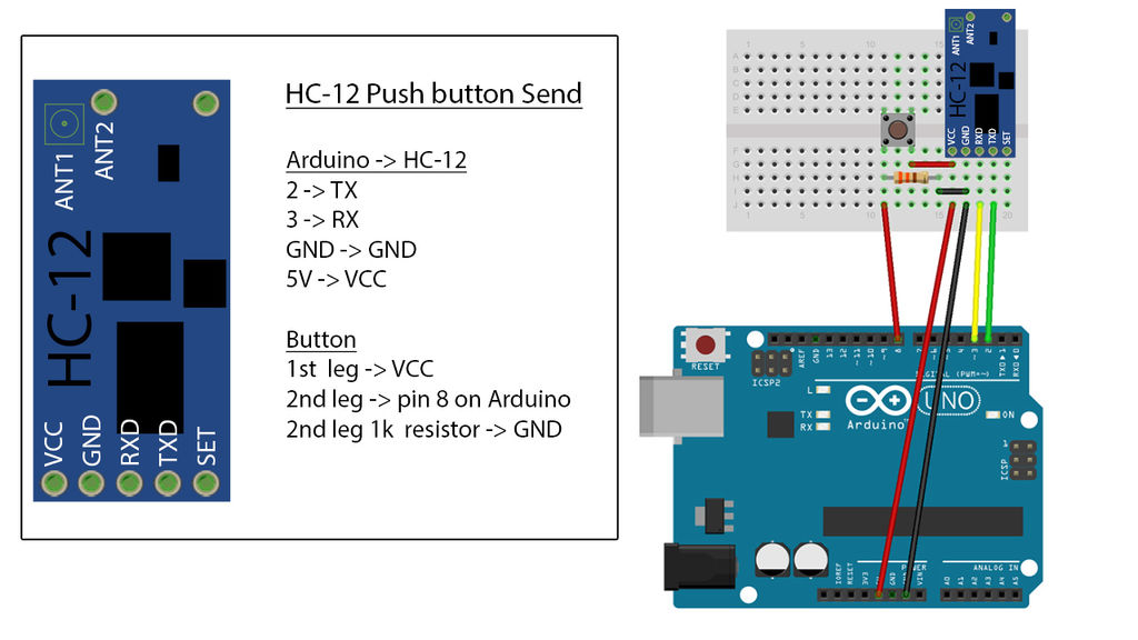 HC12 wireless RF Module Arduino disconnects with 5V Project