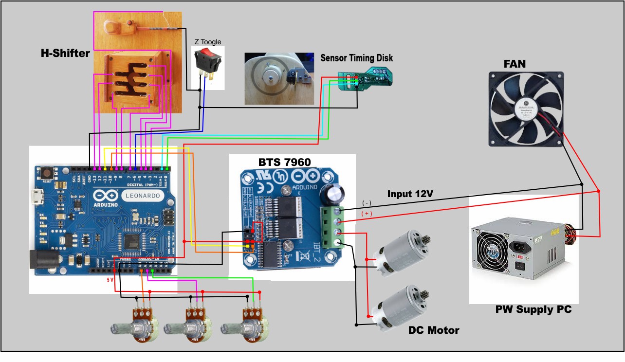 Steering wheel Force Feedback Sensors Arduino Forum