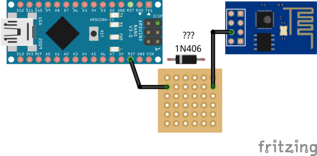 Reset ESP-01 with Nano Reset Pin - General Electronics - Arduino Forum