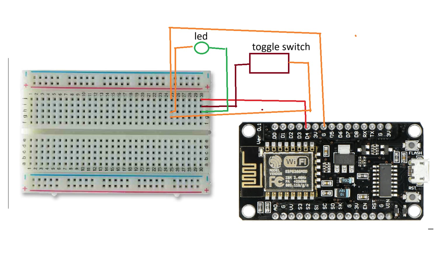 Noob wiring/software help for esp8266 - General Guidance - Arduino Forum