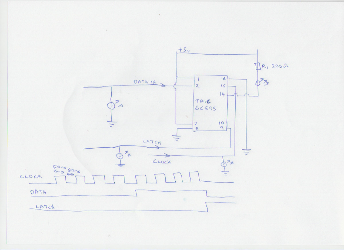 TPIC6C695 wiring problems - General Electronics - Arduino Forum