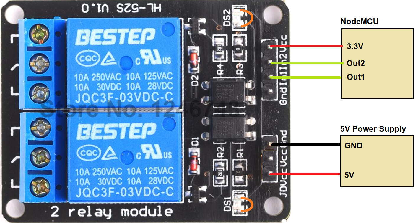 NodeMCU with 5V relay - Page 2 - General Electronics - Arduino Forum