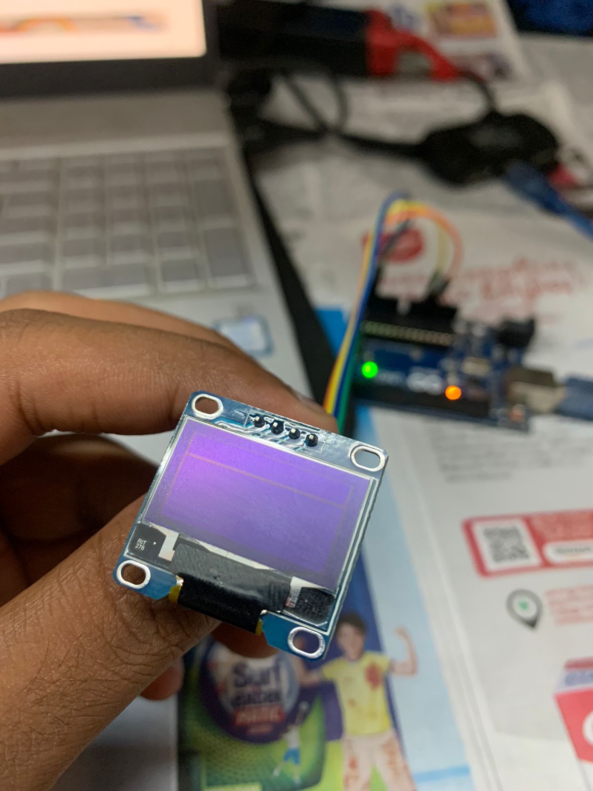 OLED Display 128*64 I2C not working despite all measures taken ...