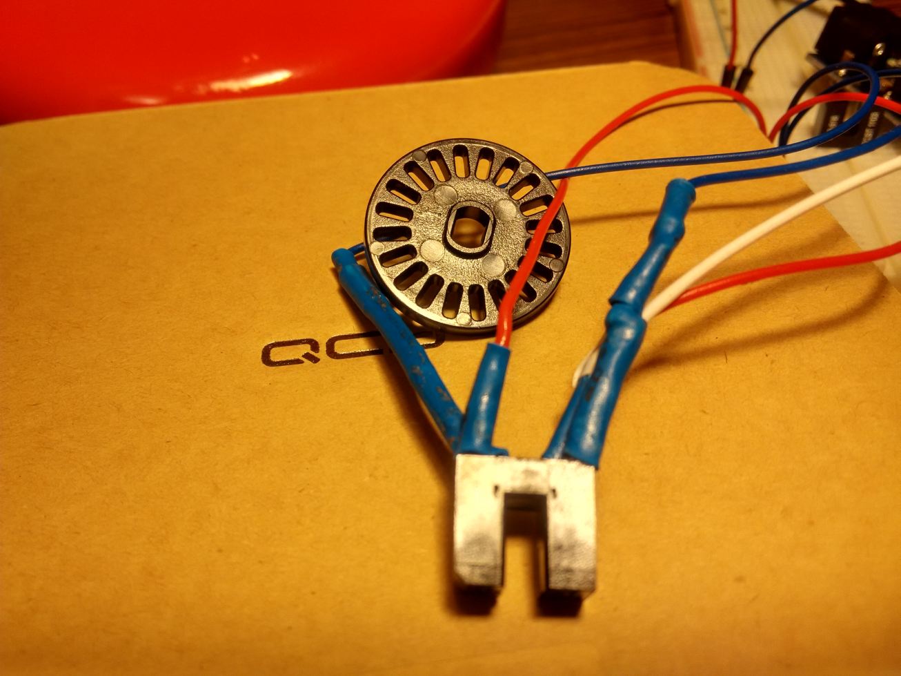Optical encoder and fake pulses - Sensors - Arduino Forum