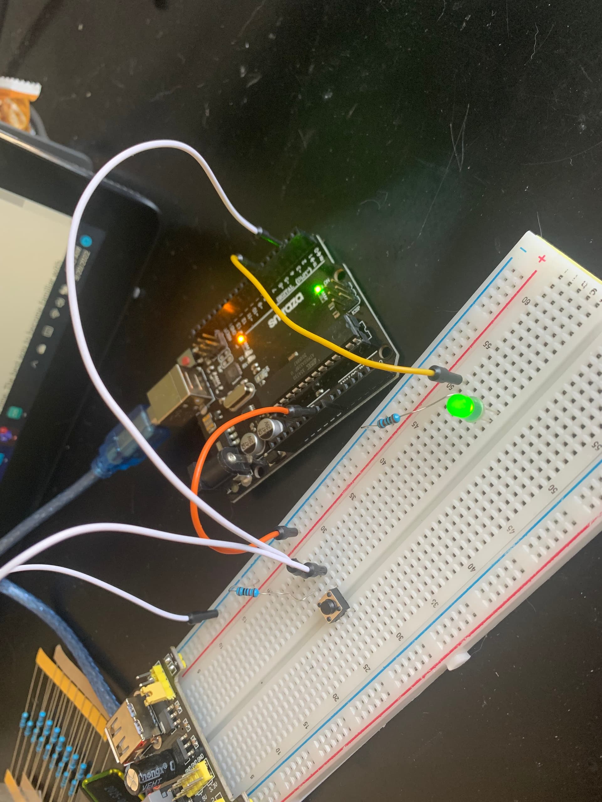Power module light shuts off when i press the button - General Guidance ...