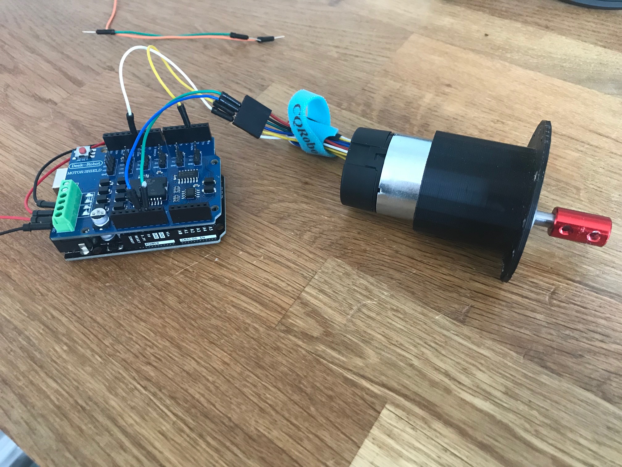 Help !!! - Controlling motor with encoder with shield L298p - Motors ...
