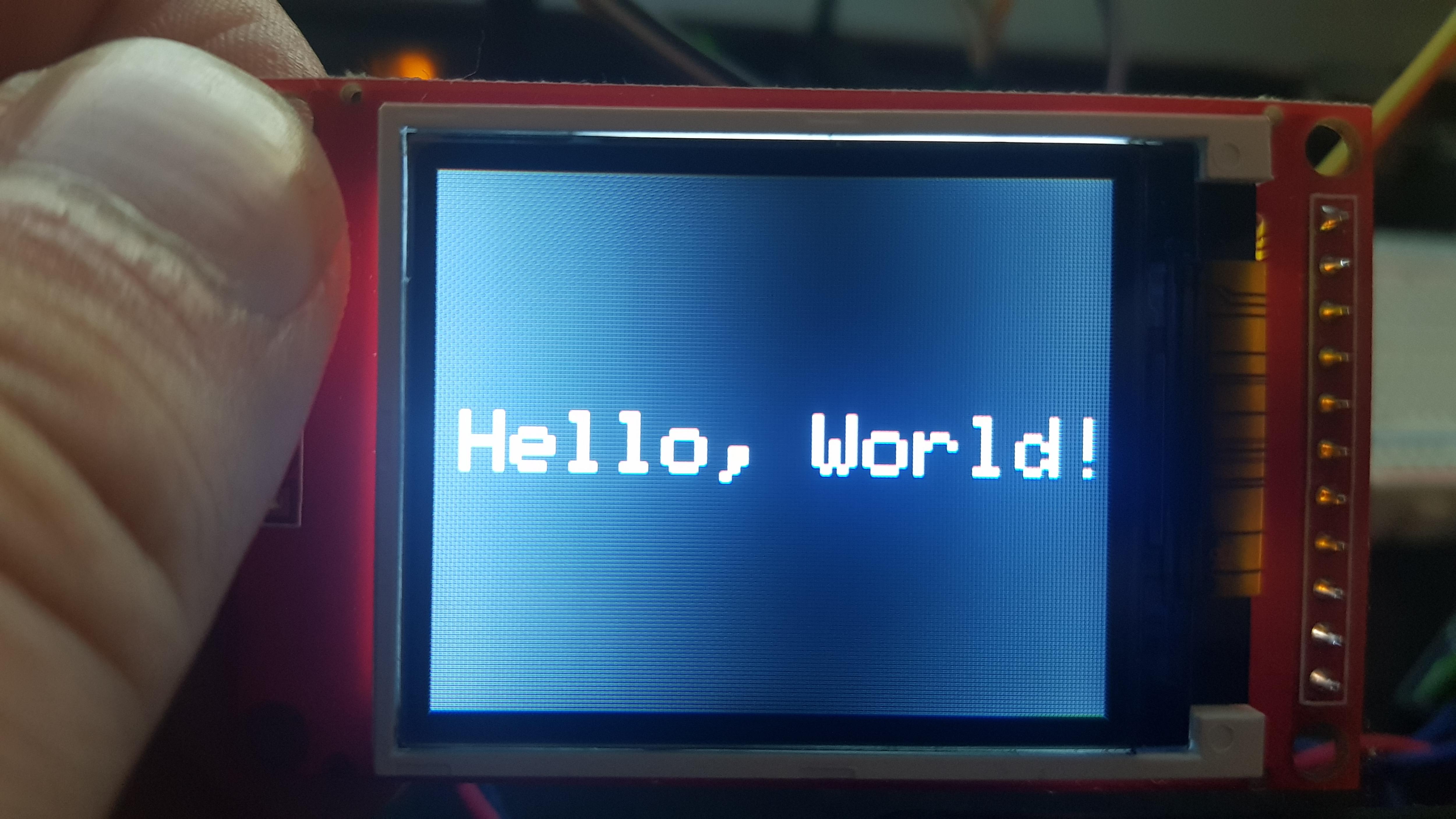 I2C TFT Display problems - Displays - Arduino Forum