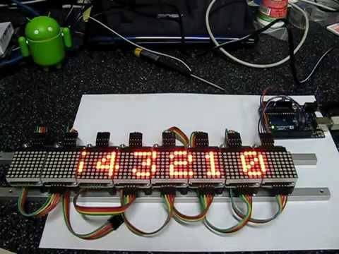 Arduino und LED-Matrix (MAX7219)
