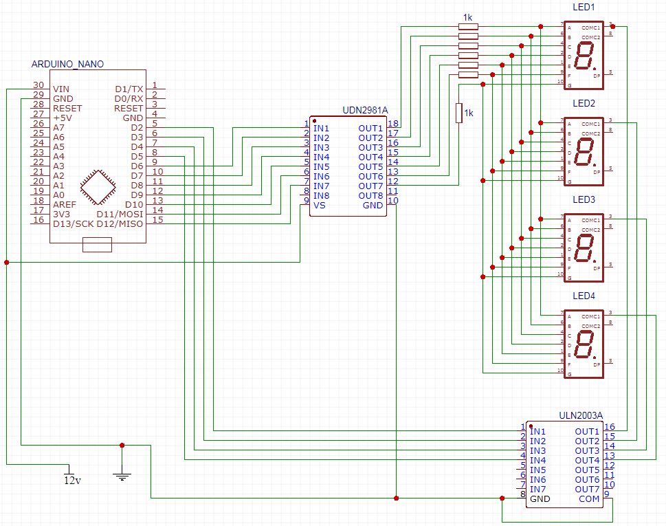 Large 7 segment clock - Page 2 - General Electronics - Arduino Forum