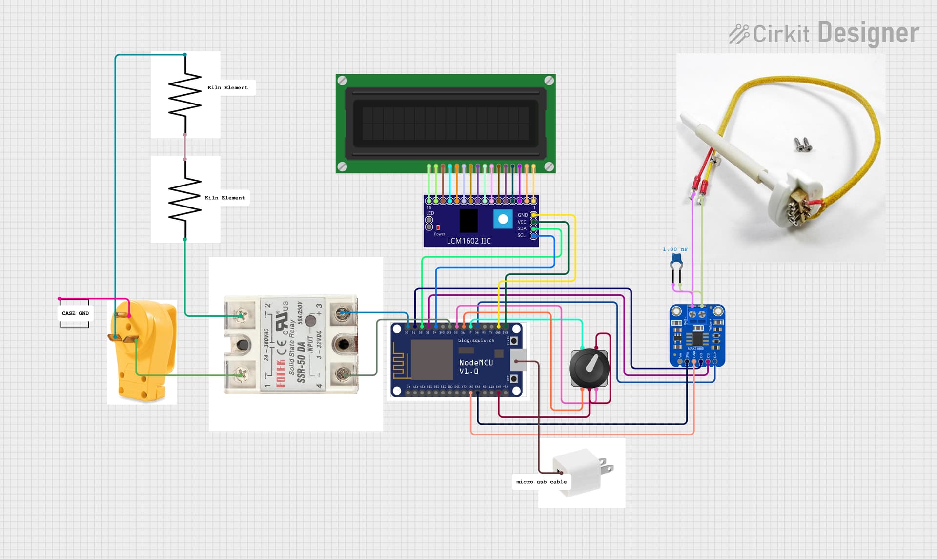 KType thermocouple underreporting temperature for kiln Project