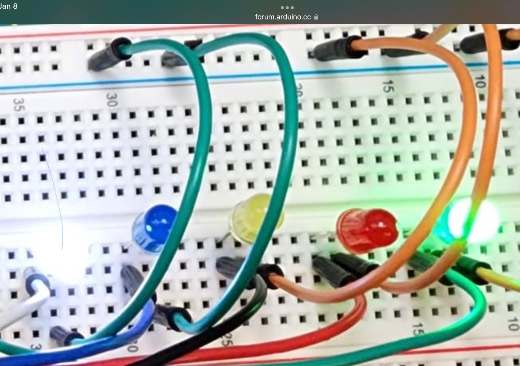 While loop during LED function - LEDs and Multiplexing - Arduino Forum