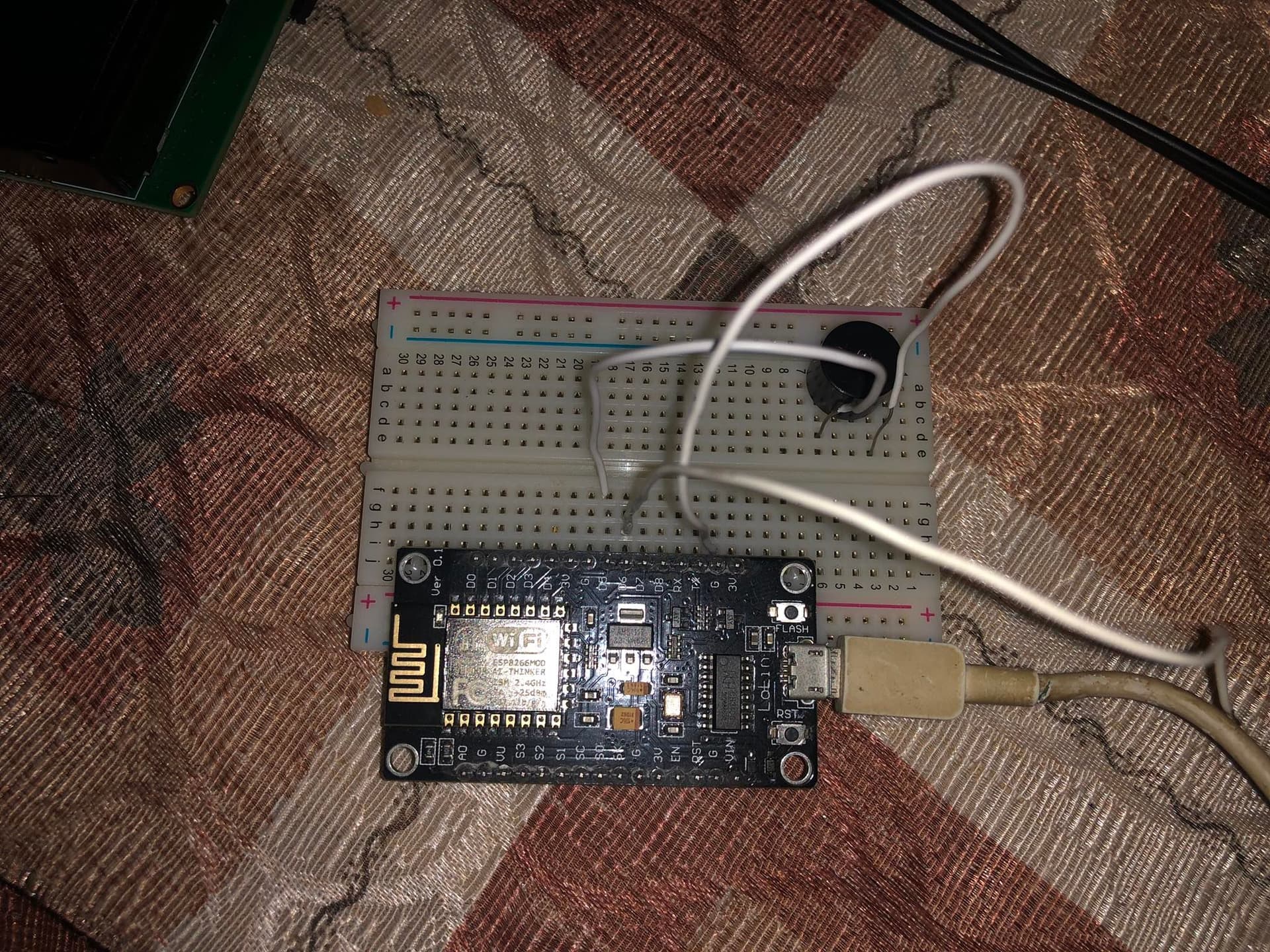 Buzzer won't on my code; i testes it by itself and its working but when ...