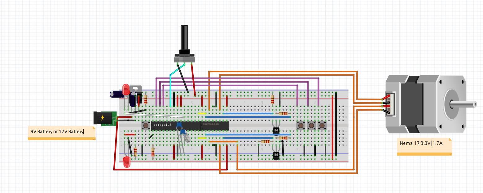 stepper motor running on Hbridge and bareduino - Motors, Mechanics ...