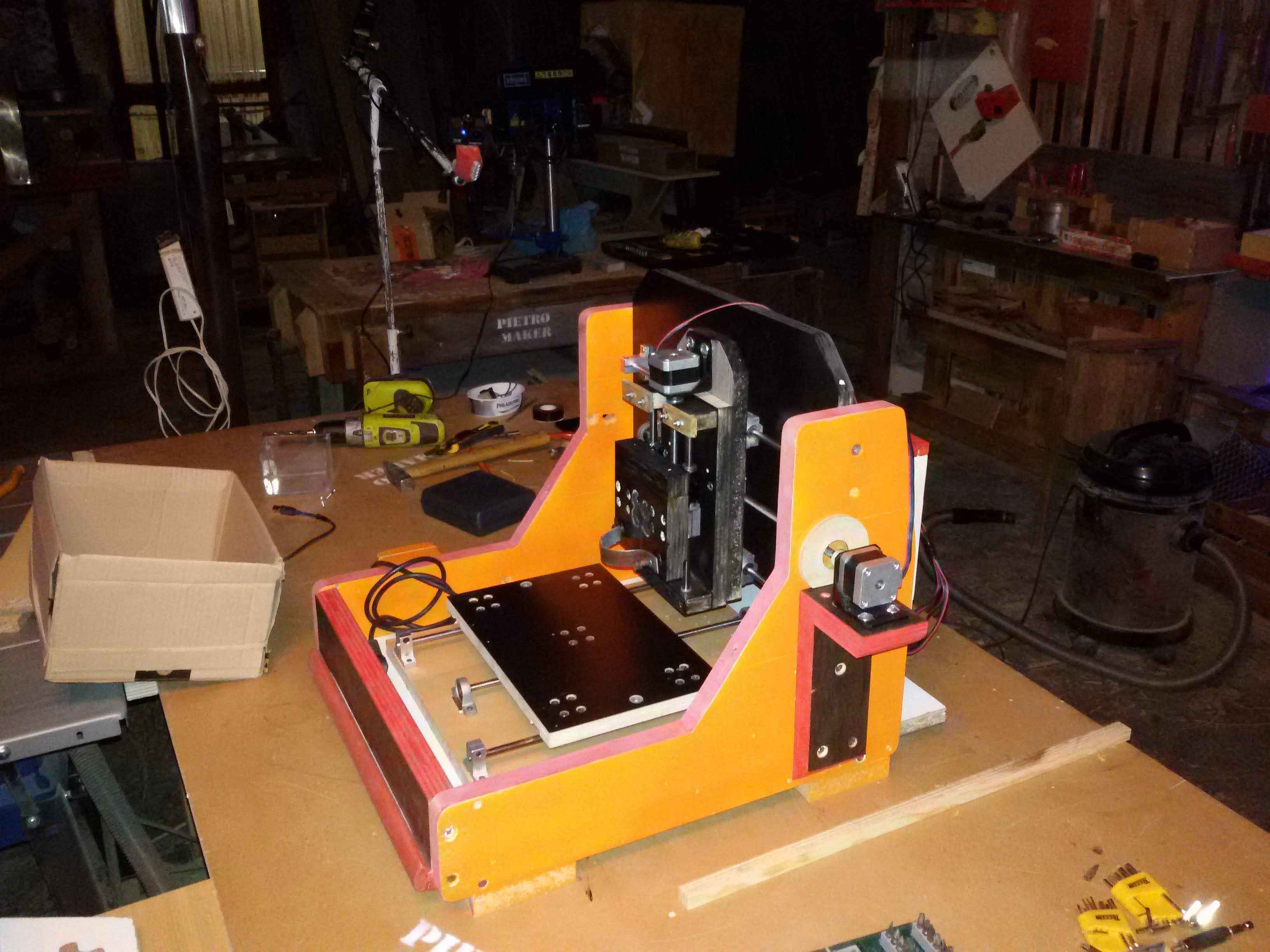 CNC Machine With Arduino UNO & CNC Shield V3 - Elettromagnetics ...