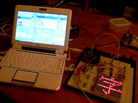 8x8 led display word from pc monitor - Programming - Arduino Forum
