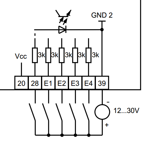 Problem driving a 12V/20mA frequency inverter with BC517 transistor ...