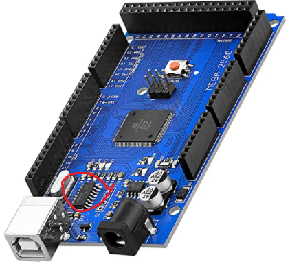 CH340G on ATMEGA2550