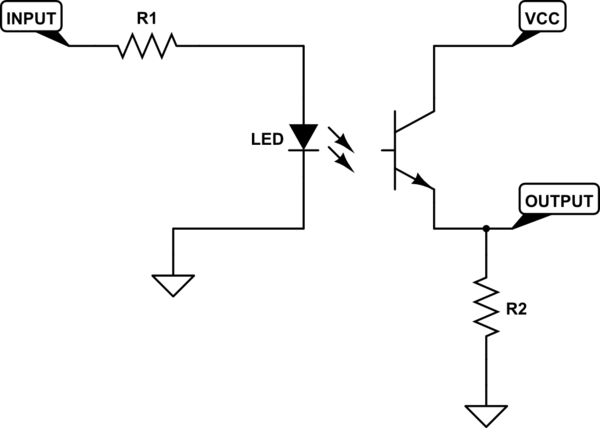 optocoupler non inverting