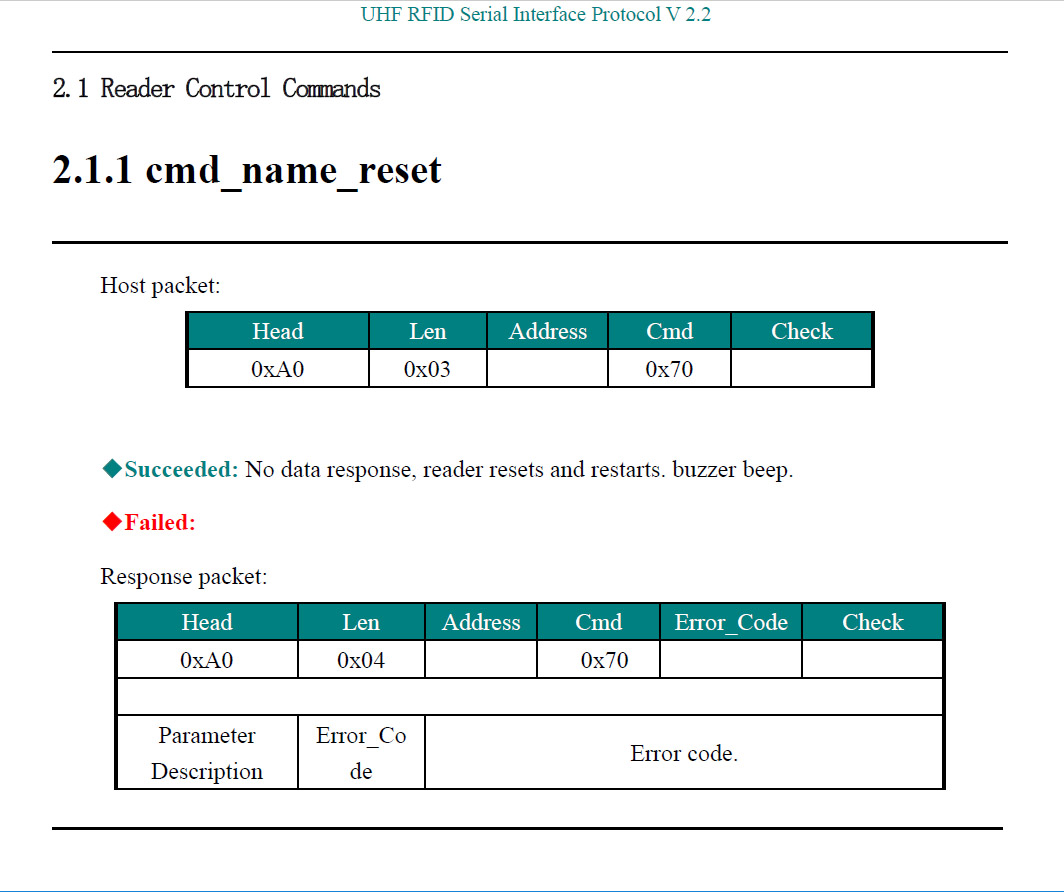 Help needed with UHF RDIF - (Wiegand / RS232) - Programming Questions ...
