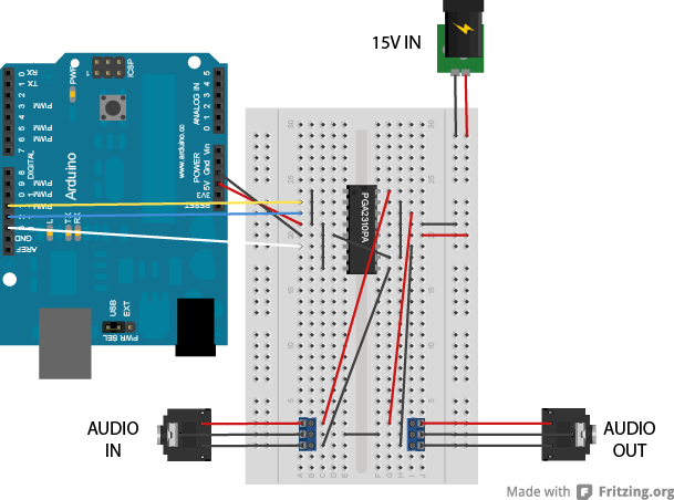11.5V on PGA2310 audio output - Audio - Arduino Forum
