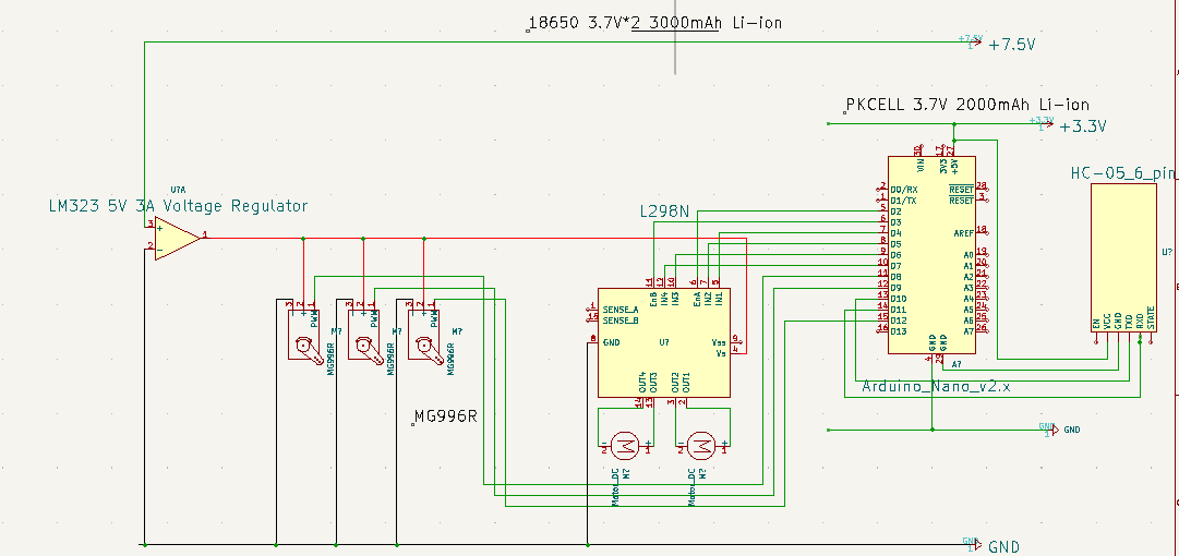 Robot arm on wheels schematic - General Guidance - Arduino Forum