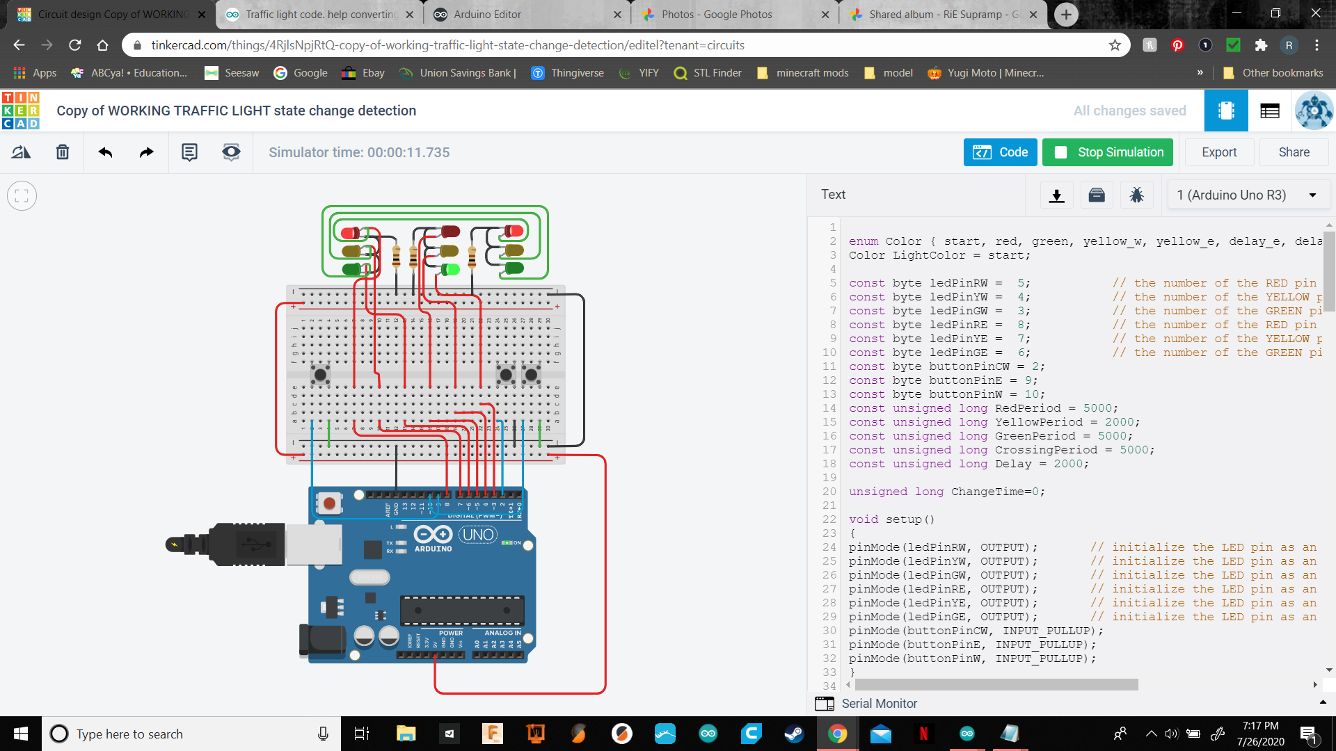 Traffic light code. help converting from interrupt with delays to flags