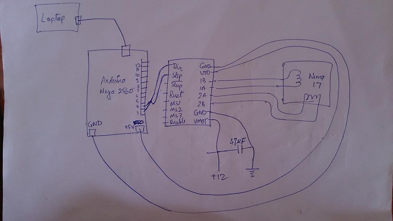 a4988 stepper motor driver not working. Output pins not giving any