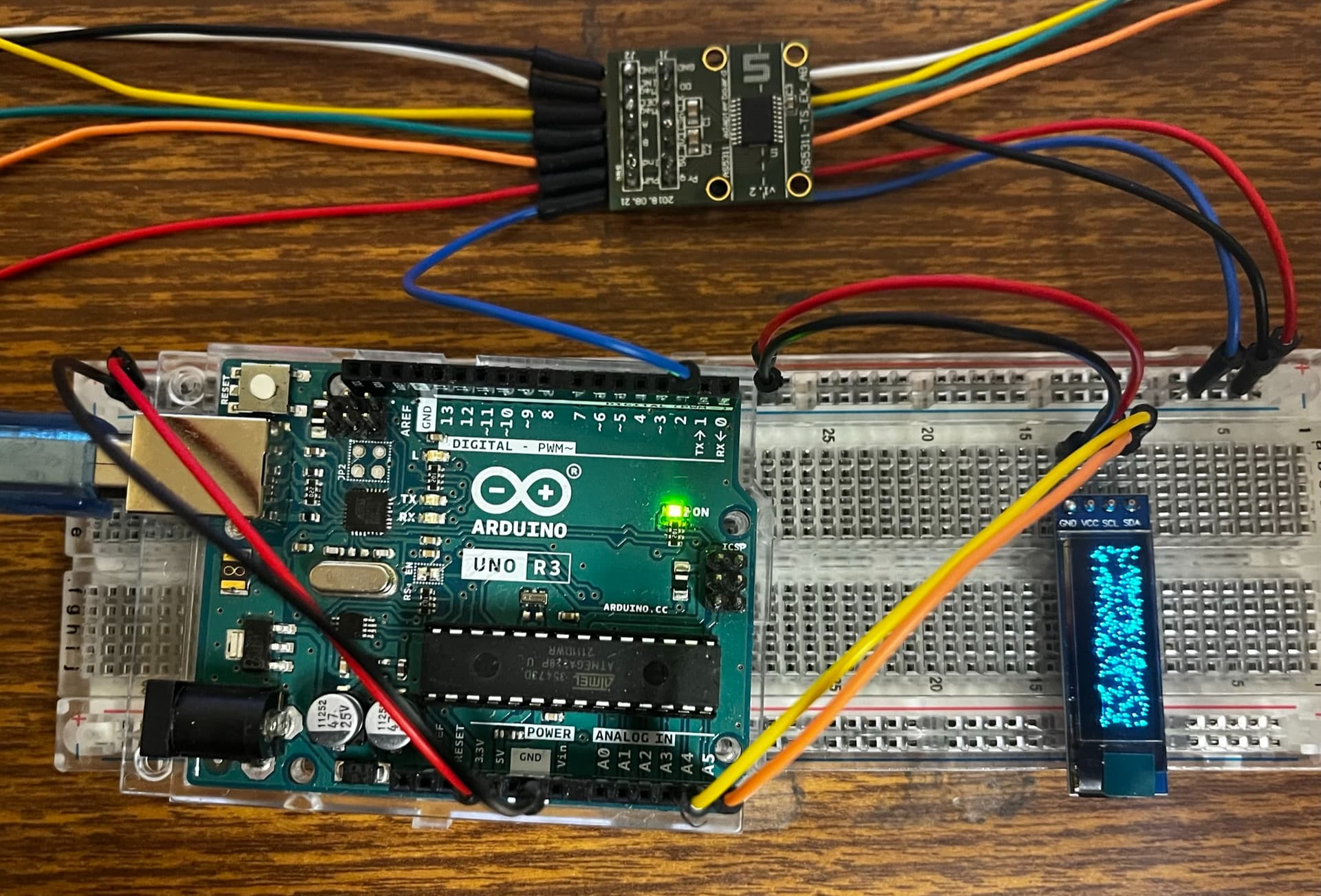 AS5311 position sensor with OLED display - Programming - Arduino Forum