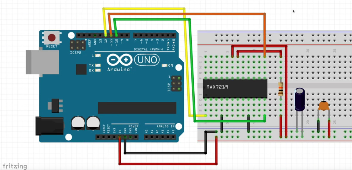 Controlling 10-pin 2-digit 7-segment Display with shift register ...