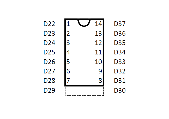 IC Tester ZIF Socket - 14 pin IC