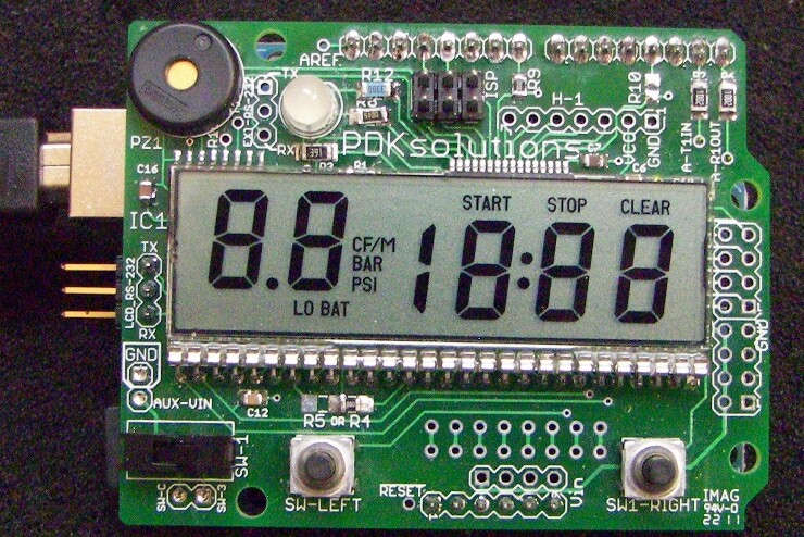 New 7 segment LCD/multifuntion shield uses only 4 pins! - Products and ...