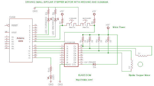piloatare uno stepper bipolare con un ULN2803? - Hardware - Arduino Forum