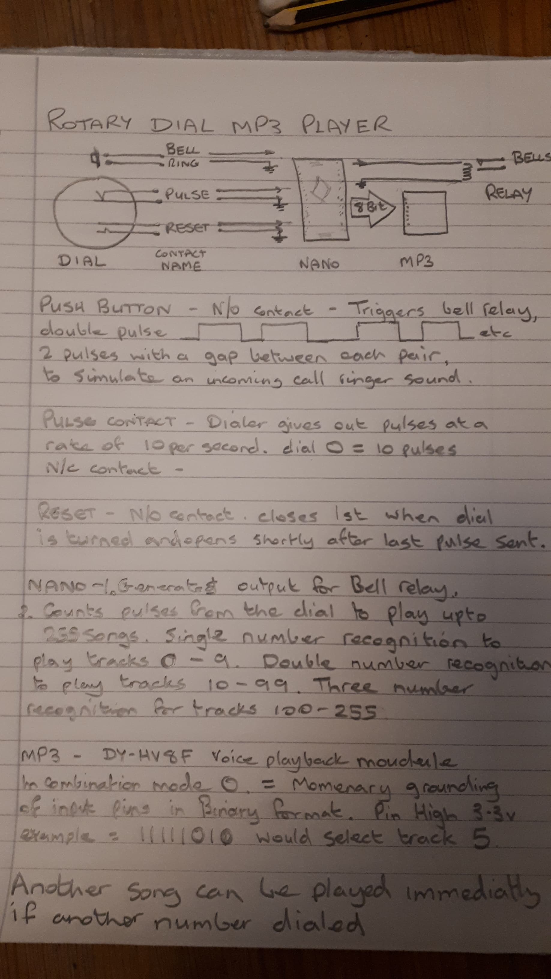 Rotary dial mp3 player - Science and Measurement - Arduino Forum