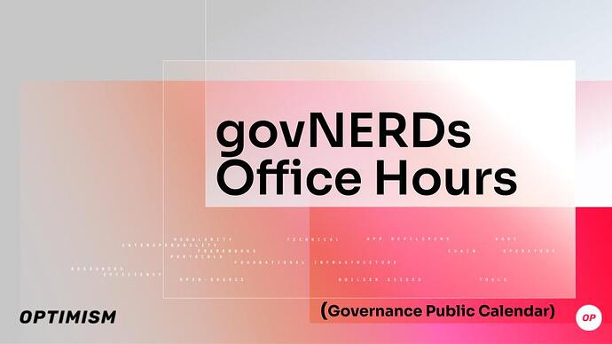 govNERDs Office Hours