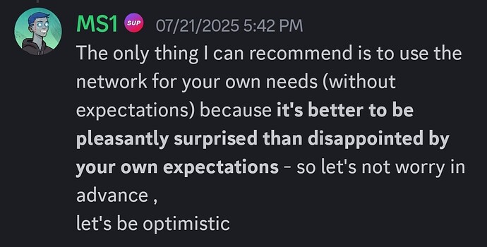 Let's be Optimistic