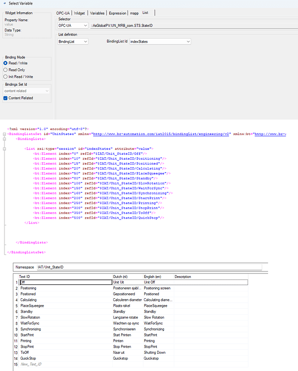 How to use a textoutput as a text list - Ask Questions - B&R Community