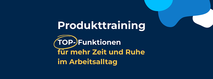Funktionen für mehr Zeit im Alltag