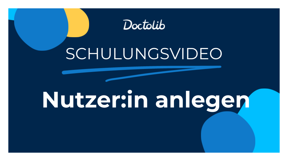 Nutzer:in anlegen