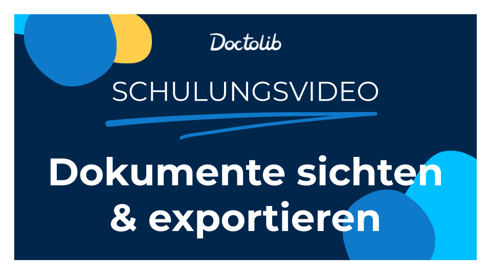 Dokumente exportieren