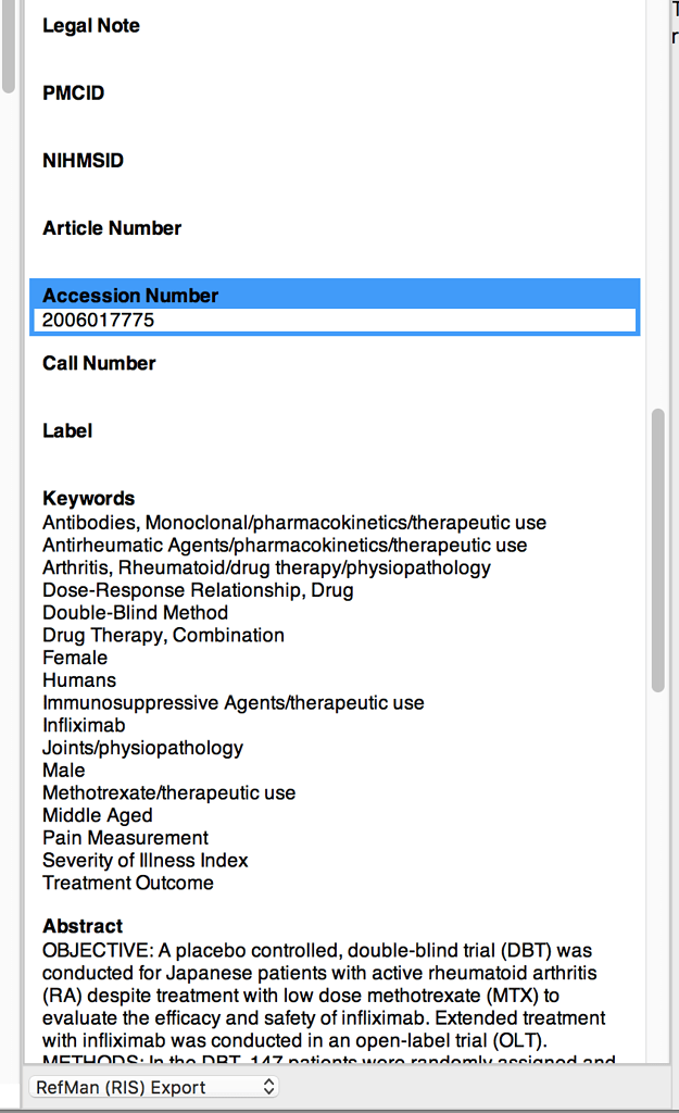 EndNote field for PMID vs Embase AN EndNote General Discourse