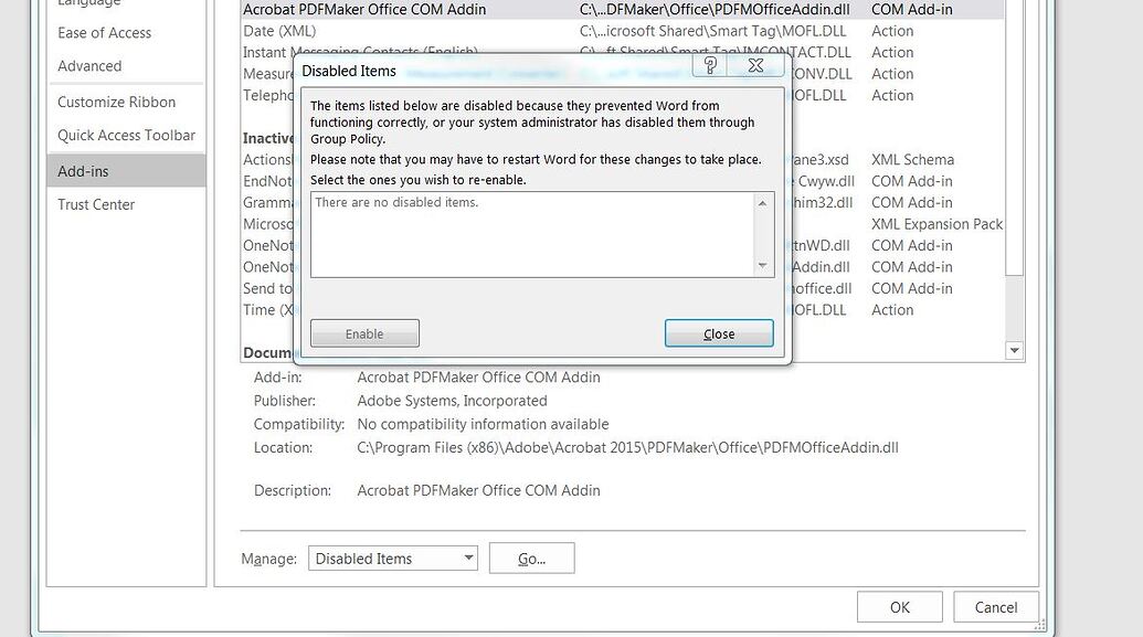 Endnote keeps disappearing from the Word 2016 toolbar EndNote How To