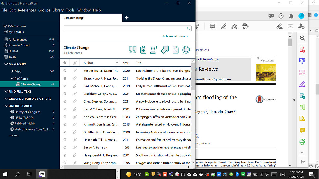 Endnote 20 formate library view - EndNote How To - Discourse