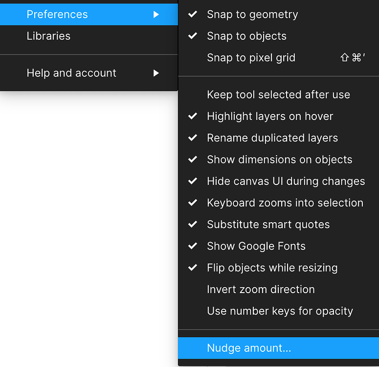 How to change the default object shift distance from 10px to 8px? - Ask ...