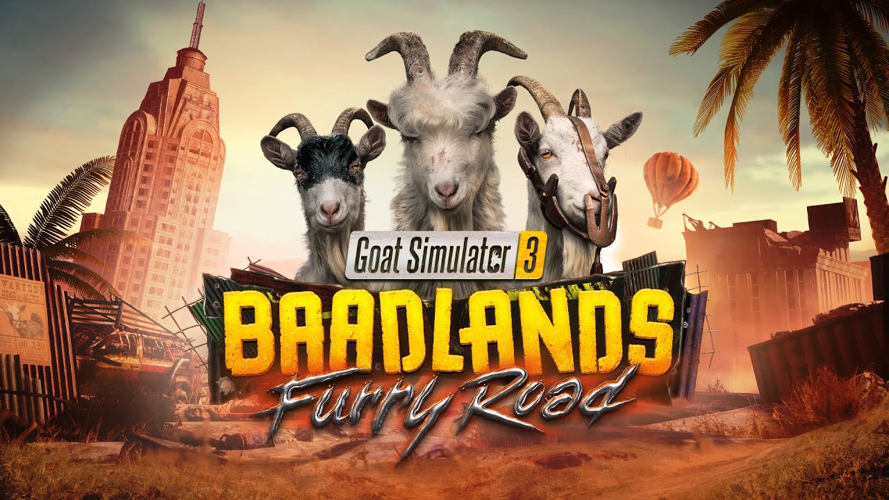 Goat Simulator 3 – Baadlands: Furry Road | Announcement Trailer