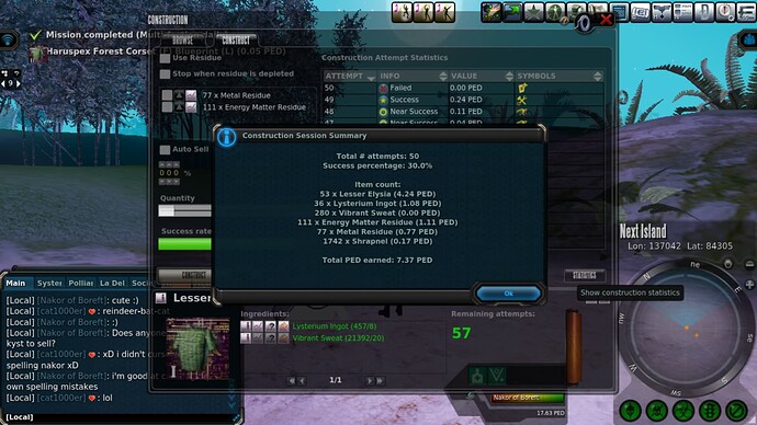 Lesser elysia crafting 4-8-2021