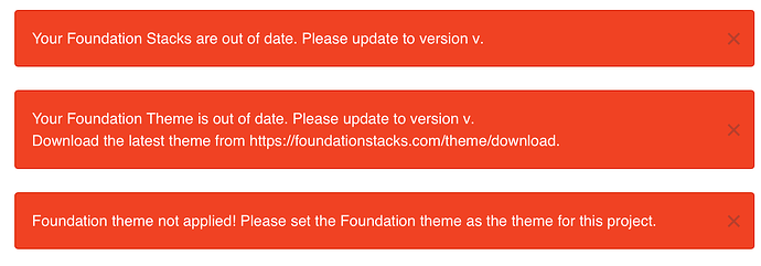 Error Messages