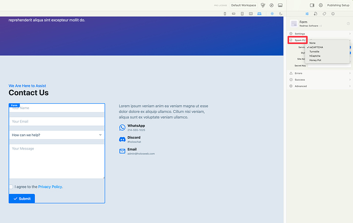 form-spam-protection